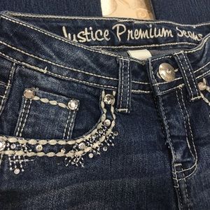 JUSTICE GIRLS JEANS SIZE 10S